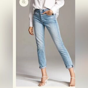 Aritzia Denim Forum Jeans Women’s Size 26 Blue The Ex Boyfriend High Wai…